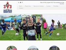 Tablet Screenshot of 3v3soccerseries.com